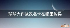 球球大作战改名卡在哪里购买