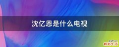 沈亿恩是什么电视