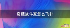 奇葩战斗家怎么飞扑