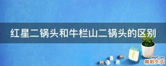 红星二锅头和牛栏山二锅头的区别
