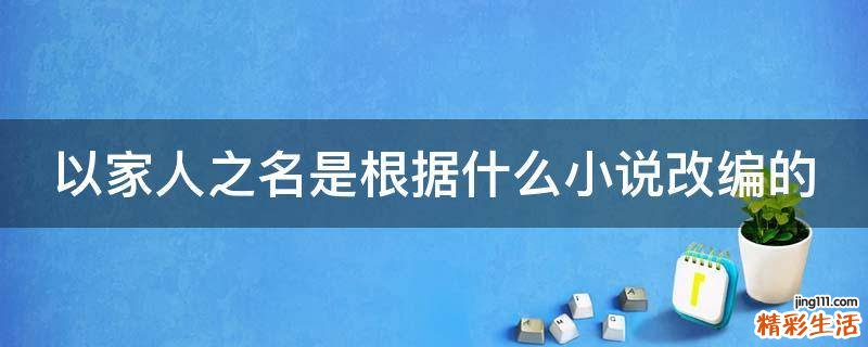 以家人之名是根据什么小说改编的