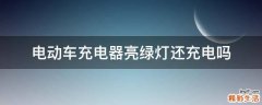 电动车充电器亮绿灯还充电吗