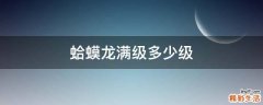 蛤蟆龙满级多少级
