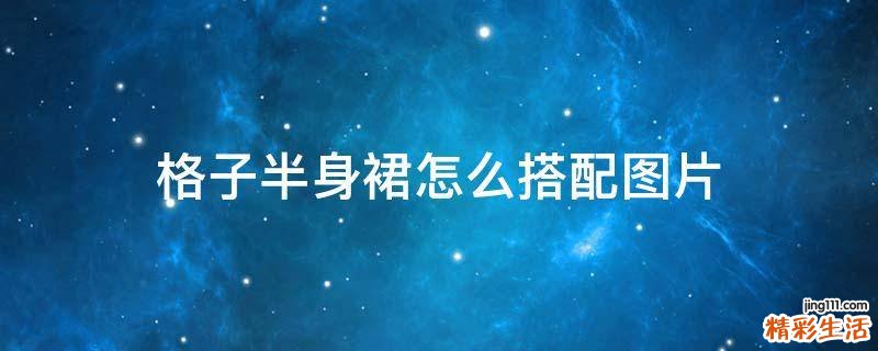 格子半身裙怎么搭配图片