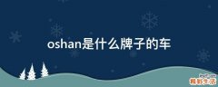 oshan是什么牌子的车