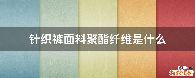 针织裤面料聚酯纤维是什么