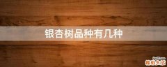 银杏树品种有几种