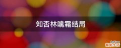知否林噙霜结局