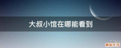 大叔小馆在哪能看到