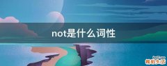 not是什么词性