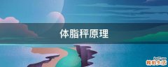 体脂秤原理