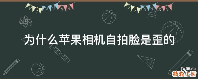 为什么苹果相机自拍脸是歪的