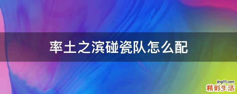 率土之滨碰瓷队怎么配