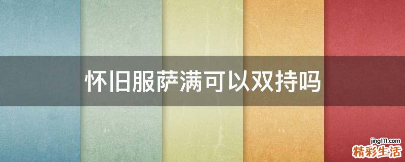 怀旧服萨满可以双持吗