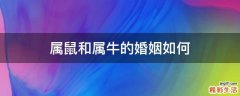 属鼠和属牛的婚姻如何