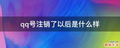 qq号注销了以后是什么样