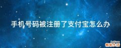 手机号码被注册了支付宝怎么办