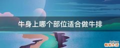 牛身上哪个部位适合做牛排