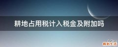 耕地占用税计入税金及附加吗
