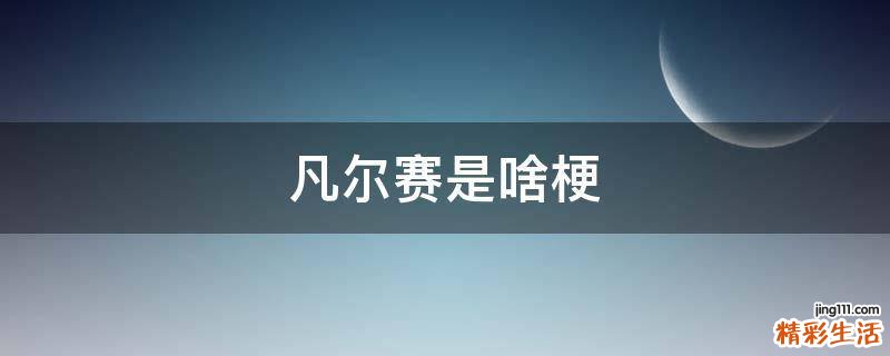 凡尔赛是啥梗
