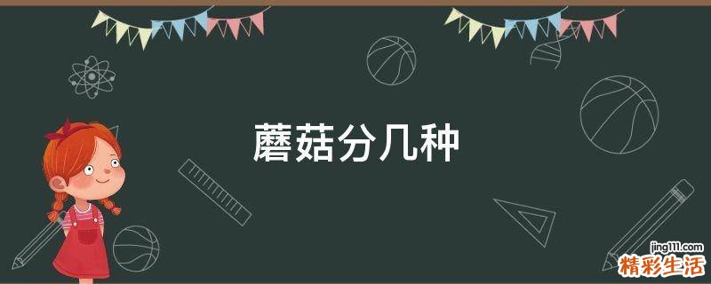 蘑菇分几种