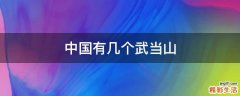 中国有几个武当山