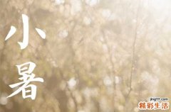 今日小暑时间,