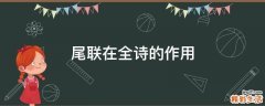 尾联在全诗的作用
