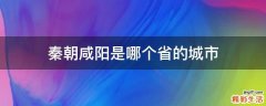 秦朝咸阳是哪个省的城市
