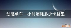 动感单车一小时消耗多少卡路里