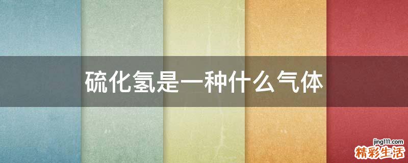 硫化氢是一种什么气体