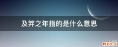 及笄之年指的是什么意思