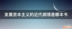 发展资本主义的近代纲领是哪本书