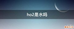 ho2是水吗