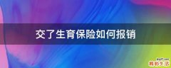 交了生育保险如何报销