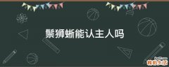 鬃狮蜥能认主人吗
