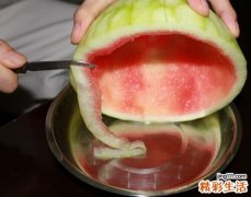 西瓜皮敷脸的功效