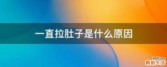 一直拉肚子是什么原因
