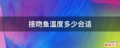接吻鱼温度多少合适