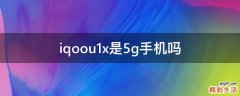 iqoou1x是5g手机吗