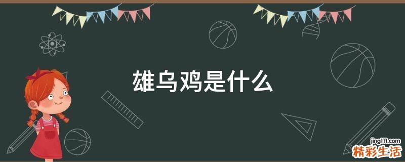 雄乌鸡是什么