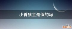 小香猪全是假的吗