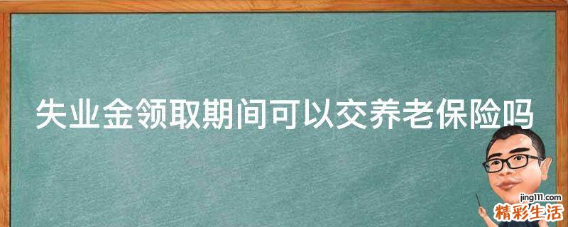 失业金领取期间可以交养老保险吗
