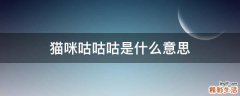 猫咪咕咕咕是什么意思