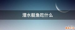 潜水艇鱼吃什么