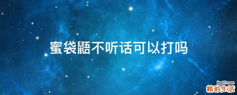 蜜袋鼯不听话可以打吗