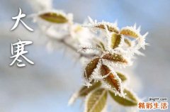 大寒养生问候祝福语