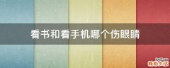 看书和看手机哪个伤眼睛
