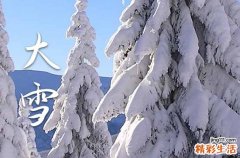 集合15篇 大雪节气祝福语