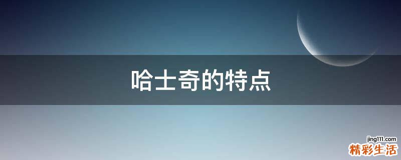哈士奇的特点